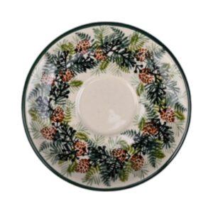 Spodek ceramiczny ręcznie malowany 12 espresso Olimp