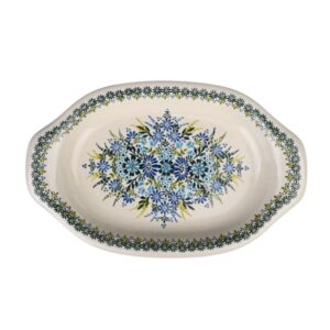 Półmisek ceramiczny ręcznie malowany 32 głęboki Olimp