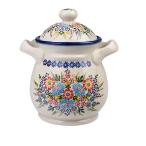 Kociołek ceramiczny ręcznie malowany 1,5L Olimp