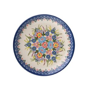 Talerz ceramiczny ręcznie malowany 17 deserowy Olimp