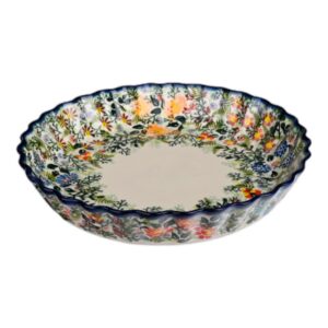 Naczynie ceramiczne ręcznie malowane tarta
