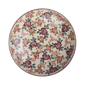 Talerz ceramiczny ręcznie malowany 26 płytki Atena