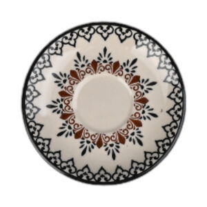 Spodek ceramiczny ręcznie malowany 12 espresso Olimp