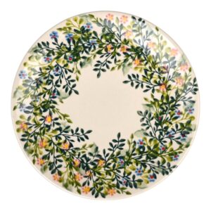 Talerz ceramiczny ręcznie malowany 19 deserowy Atena